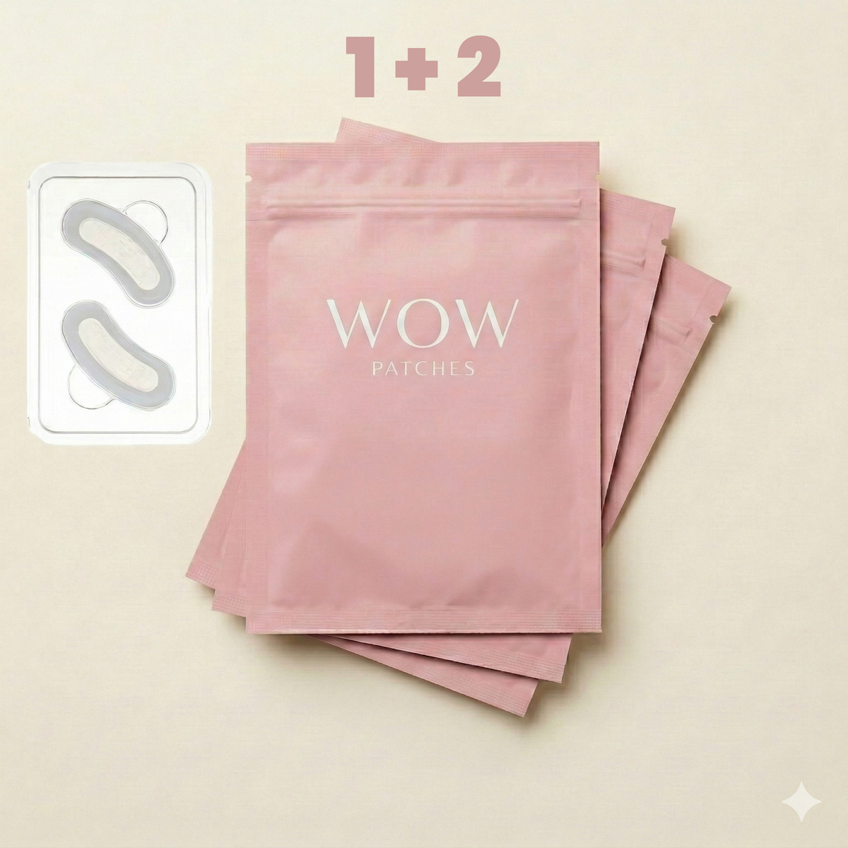 WOW Microneedle Under Eye Pad 1 + 2 FREE Packs = 6 Pads