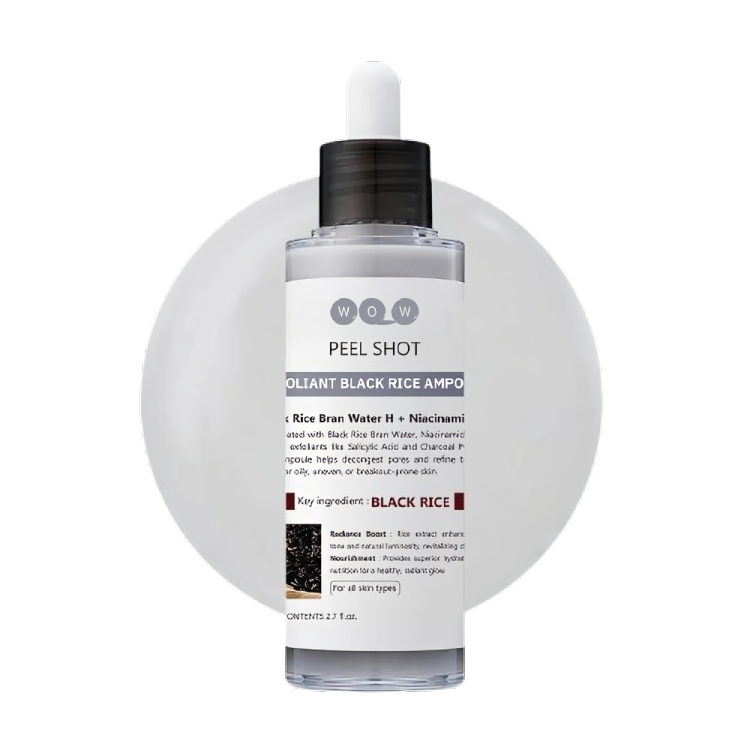 Dúo de Ampollas de Arroz Peel Shot Glow de Wowgood